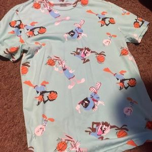 Turquoise Space Jam Shirt